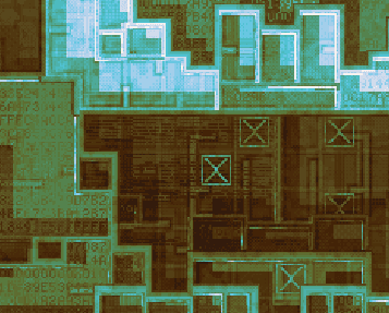 Pixel marks in relic