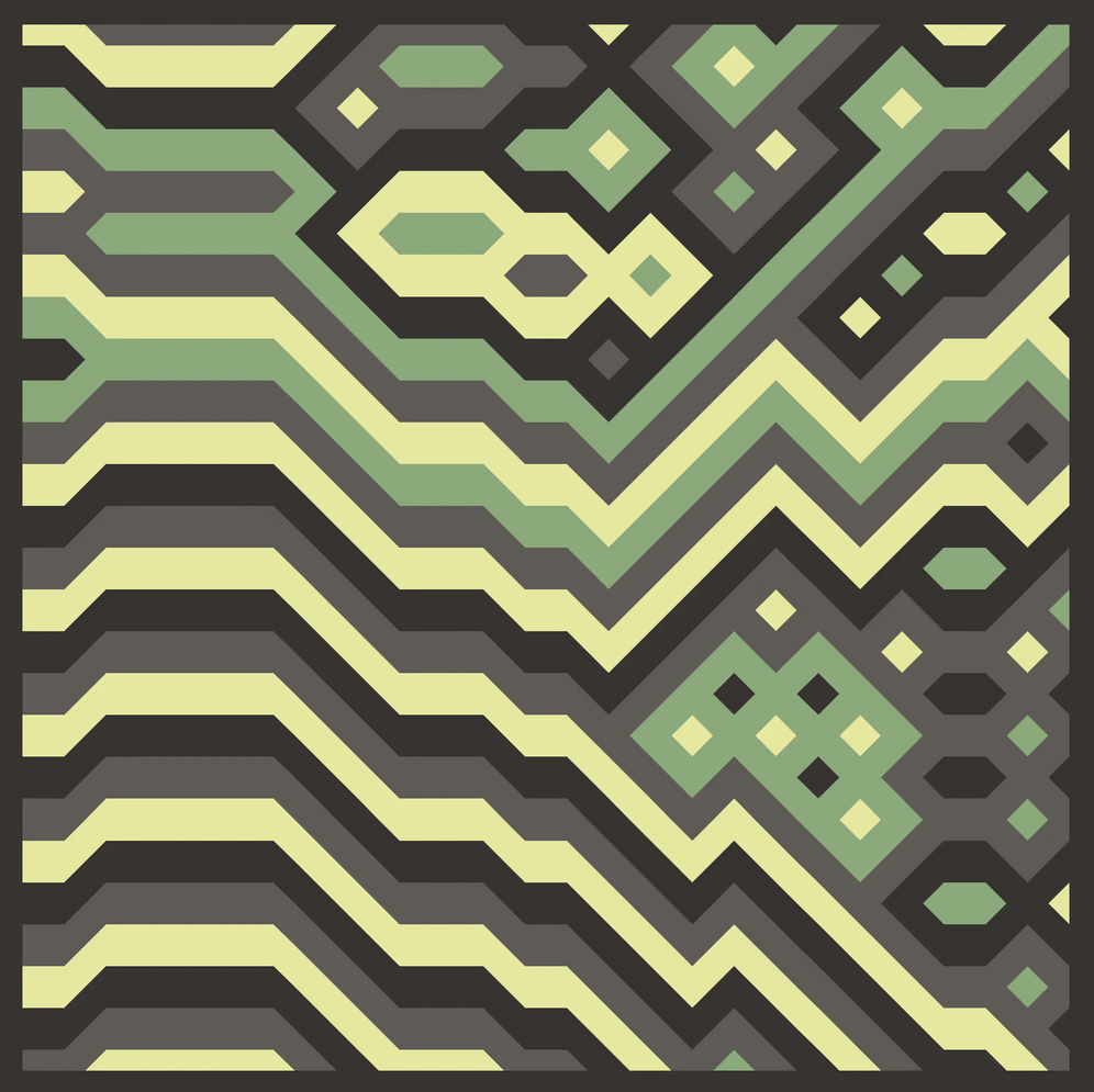 Example of normal composition tile set