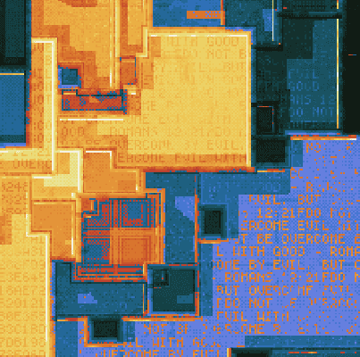 Decoded message in relic