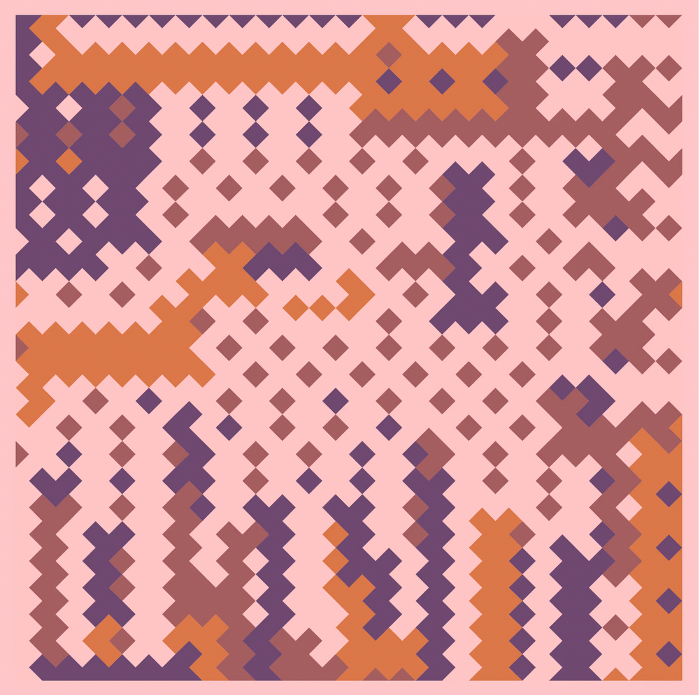 Example of squiggle tile set